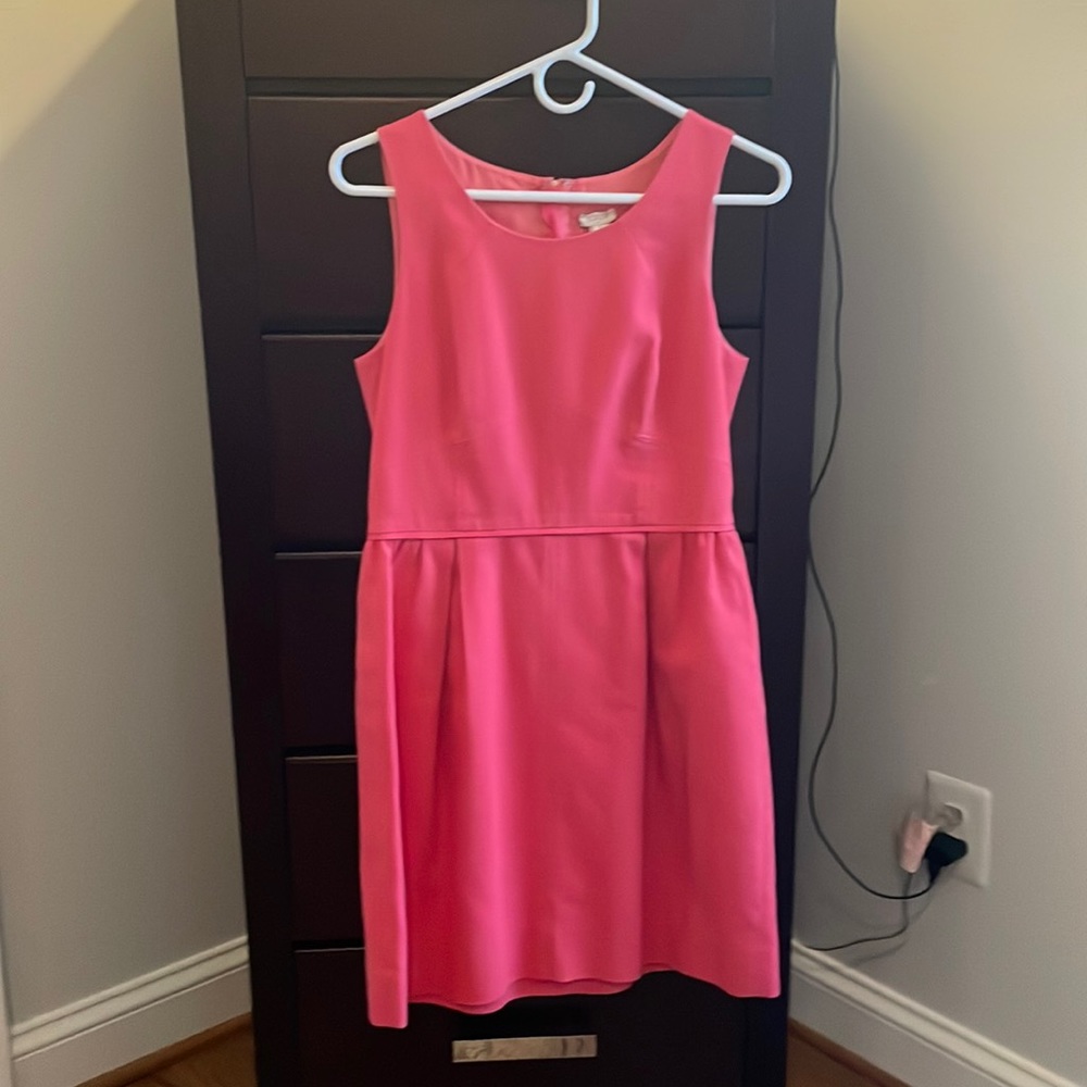 J. Crew Factory sleeveless dress, pink, size 6